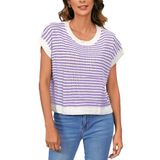 Camiseta Regata Makemechic Feminina Listrada Roxa