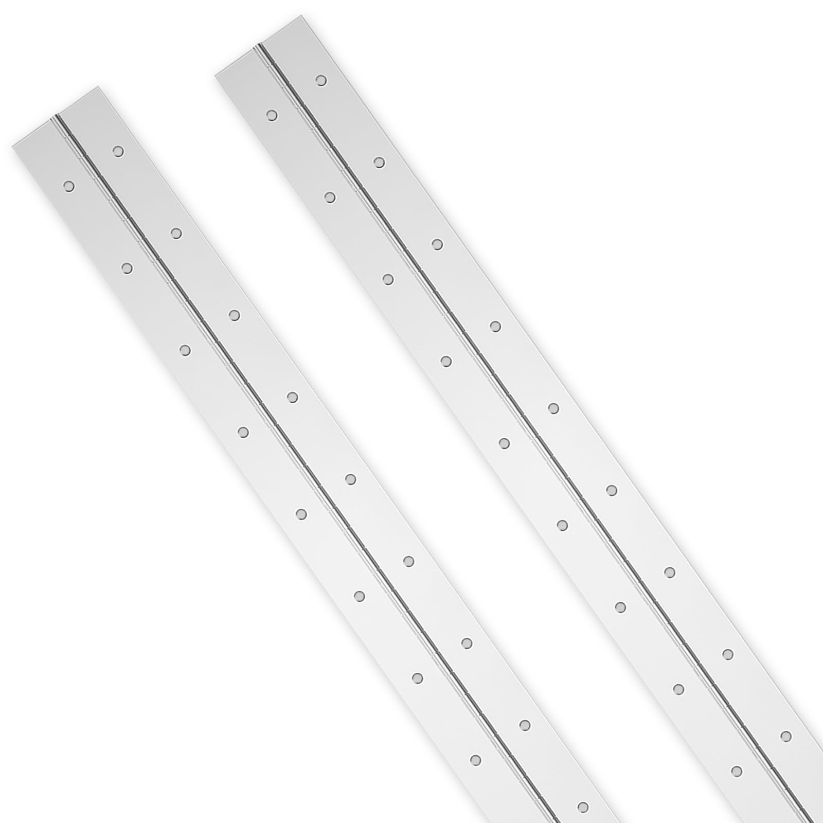 Dobradiças Contínuas E De Piano Ephech De Aço Inoxidável De 20 Polegadas (2 Unidades)