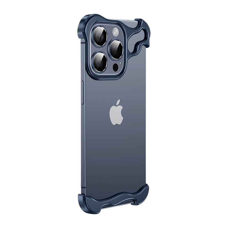 Capa De Telefone Doulings Frameless Series Para Iphone 13 Pro Max Azul