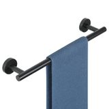 Toalheiro Sayayo Black 40cm Toalheiro Em Aço Inoxidável Sus304
