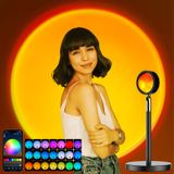 Projetor De Lâmpada Sunset Lâmpada Molemyn Sunset Com Controle De App