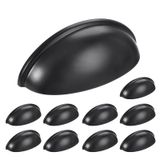 Gaveta Bin Cup Puxa Homotek Para Armários Em Preto Fosco X10