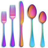 Conjunto De Talheres Mutnitt Rainbow, 30 Unidades, Serviço Para 6