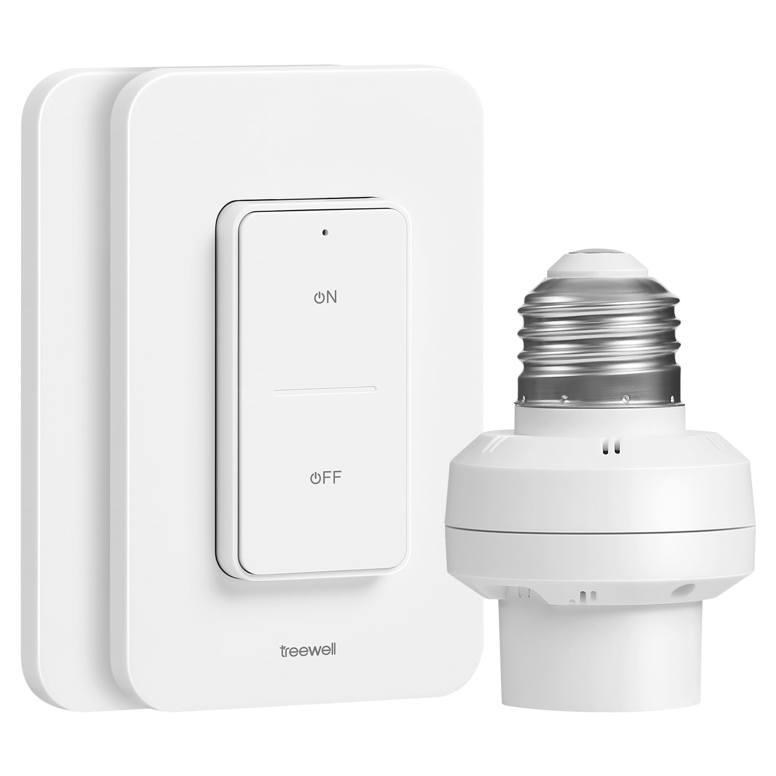 Soquete De Luz De Controle Remoto Treewell 200ft Range E26 E27