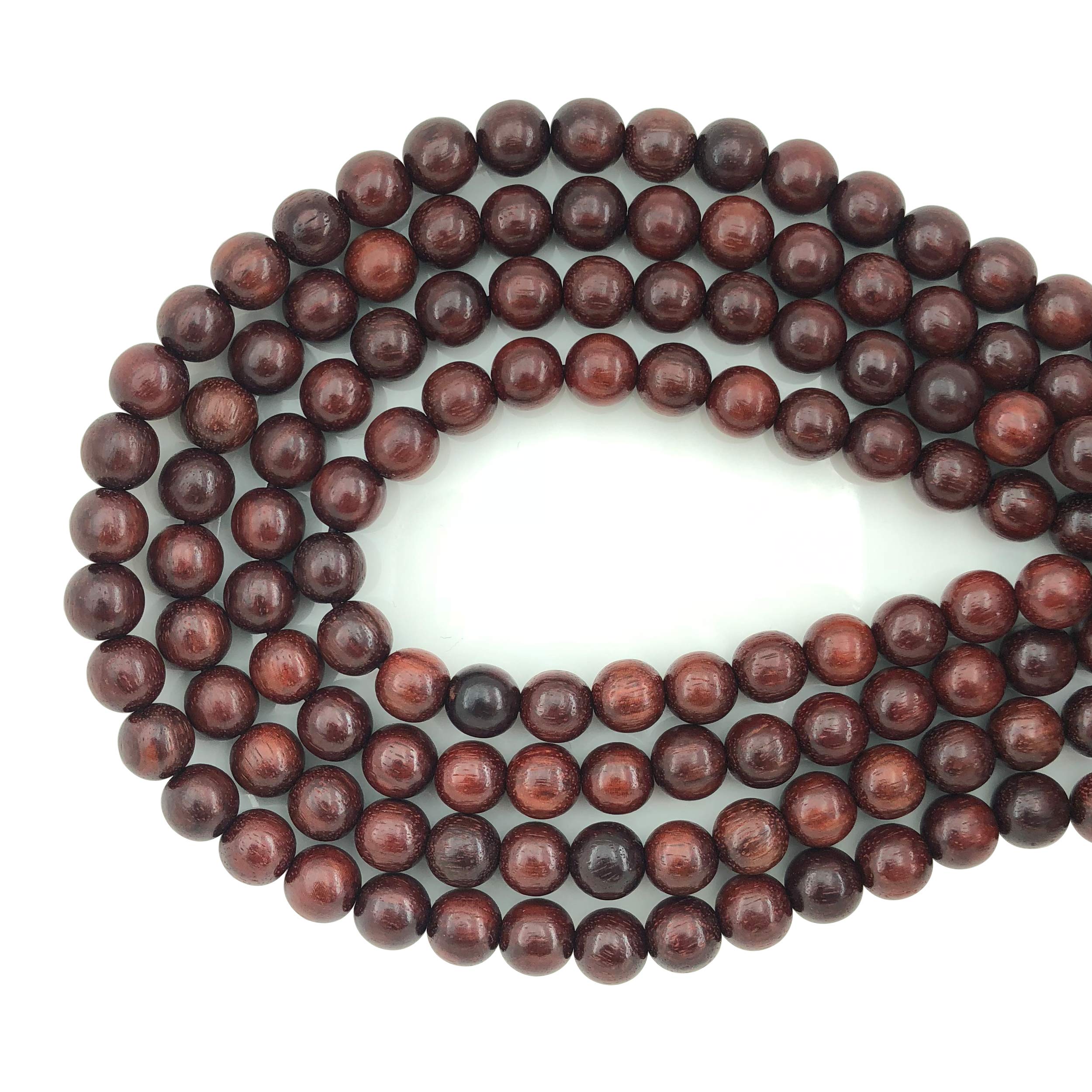 Beads Carpenterc Rosewood 8 Mm De Diâmetro 500 Unidades Para Joias