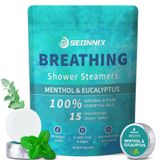 Vaporizadores De Banho Seonnix Aromaterapia Mentol E Eucalipto X15