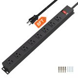 Faixa De Alimentação Cfmaster 8 Tomadas 15a 125v 1875w Com Cabo De 2,4 M