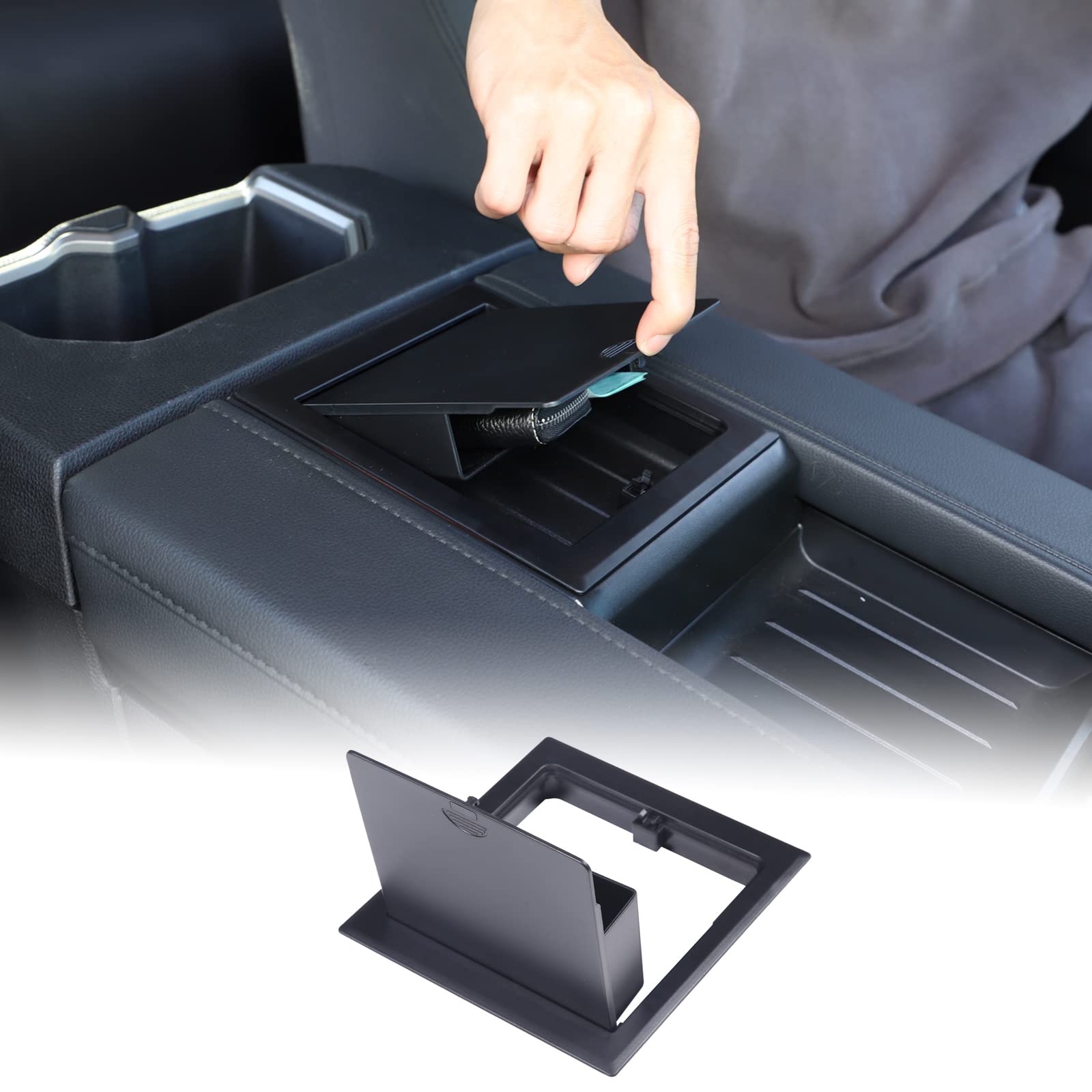 Caixa De Armazenamento Oculta Para Apoio De Braço Para Carro Toyota Tundra 2022-2025