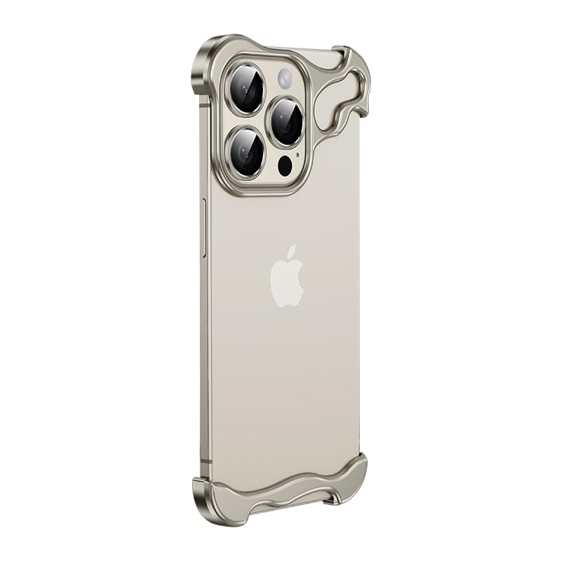 Capa De Telefone Doulings Frameless Series Para Iphone 13 Pro Max Cinza
