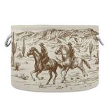 Cesta De Corda De Algodão Wellday Western Desert Cowboy 50,8x35,56cm