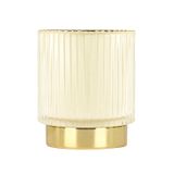 Organizador De Porta-pincéis De Maquiagem Dasiton Crystal Glass Cream