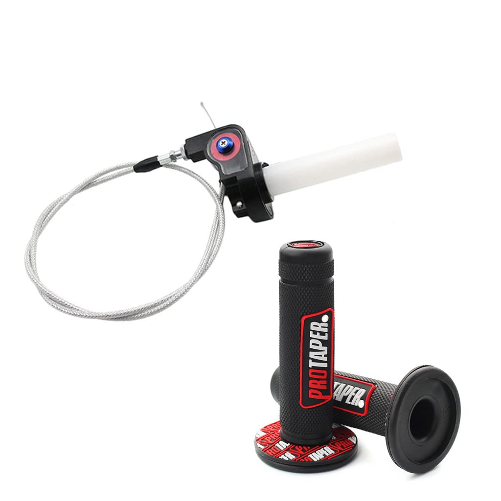 Cabo Throttle Grips 7/8 22 Mm Para Bicicleta Crf Klx Ttr 110-250 Cc