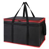 Saco Isolado De Entrega De Alimentos Bodaon Xxx-large Preto-vermelho 79l