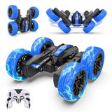 Carro De Controle Remoto Bezgar Td202mini Double Sided Stunt 360°