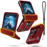 Capa De Celular Janmitta Compatível Com Moto Razr 2024 Vermelha