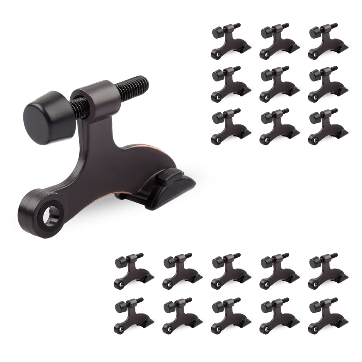 Batente De Porta Com Pino De Dobradiça Homotek Adjustable Deluxe, Pacote Com 20