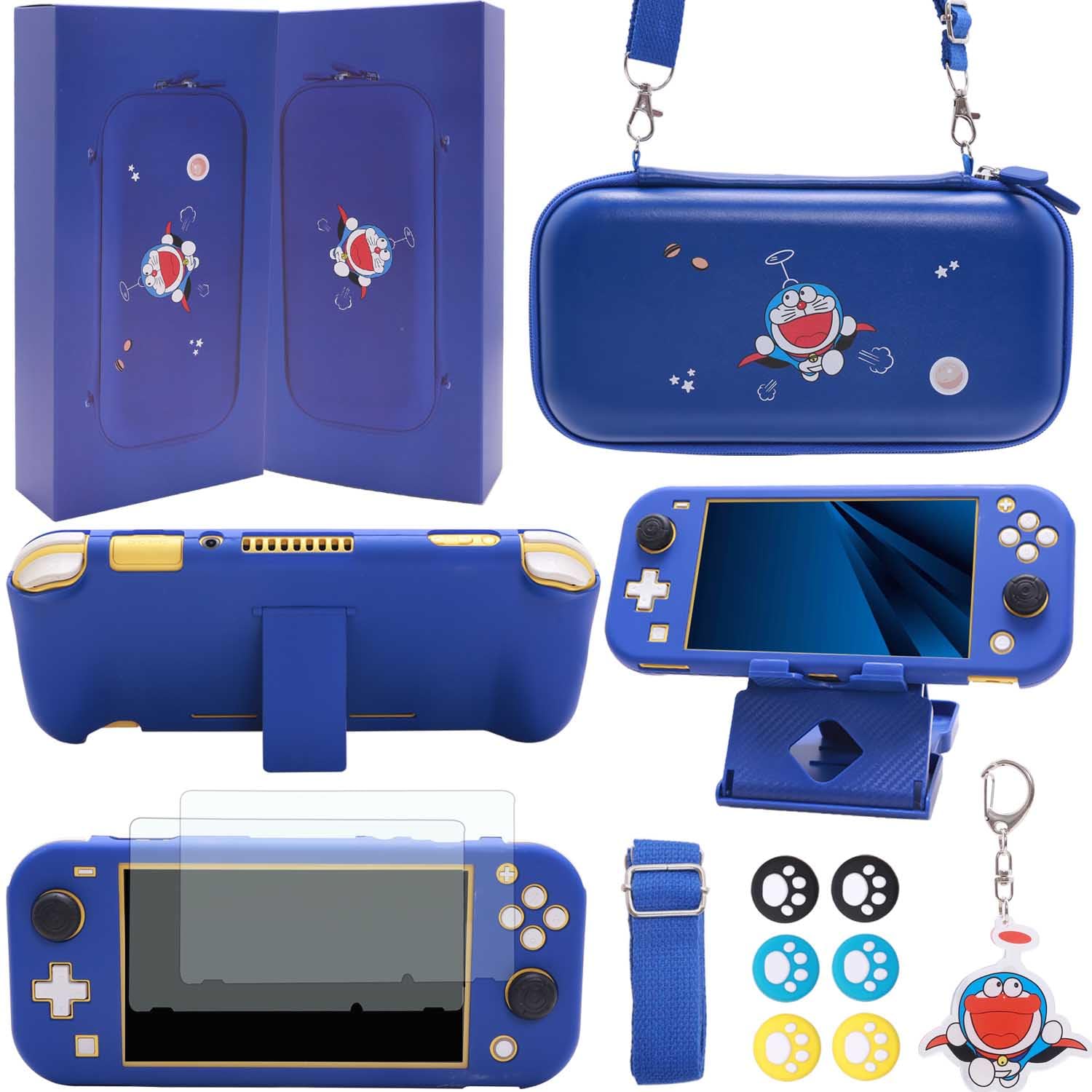 Pacote De Acessórios Gutial Para Nintendo Switch Lite Blue