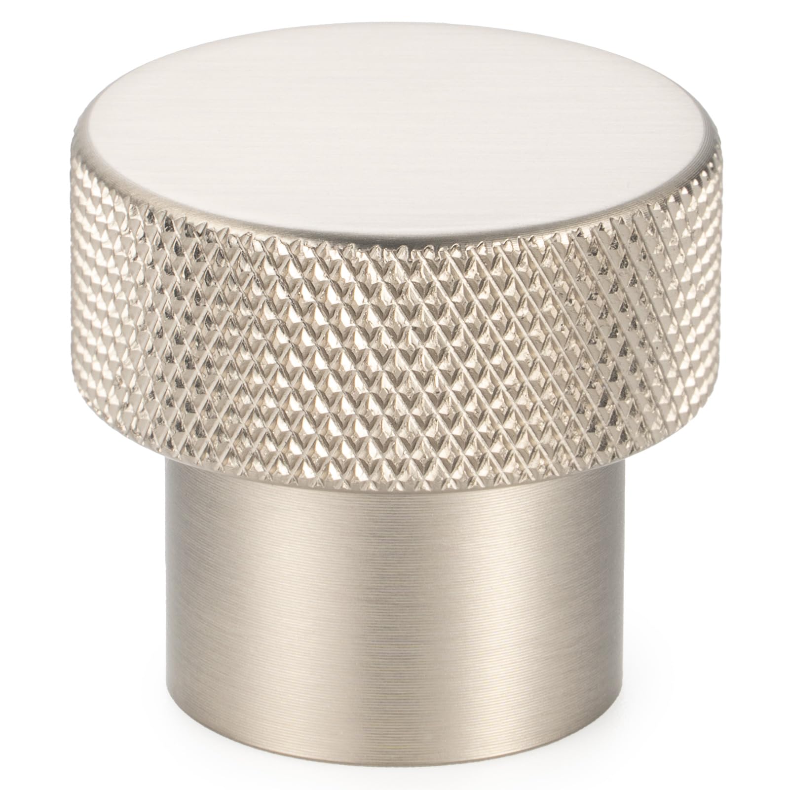 Cabinet Knob Koofizo Brushed Nickel Pull Handle 28 Mm, Pacote Com 10