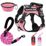 Colete Service Dog Cymiler Com Arnês, Coleira, Tigela E Porta-bolsa