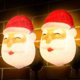 Capas De Luz De Natal Para Varanda De Papai Noel Newbea, 2 Unidades Ao Ar Livre