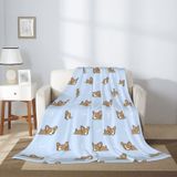 Cobertor Aryako Corgi Cute Comfort Warm Fleece 80x60cm