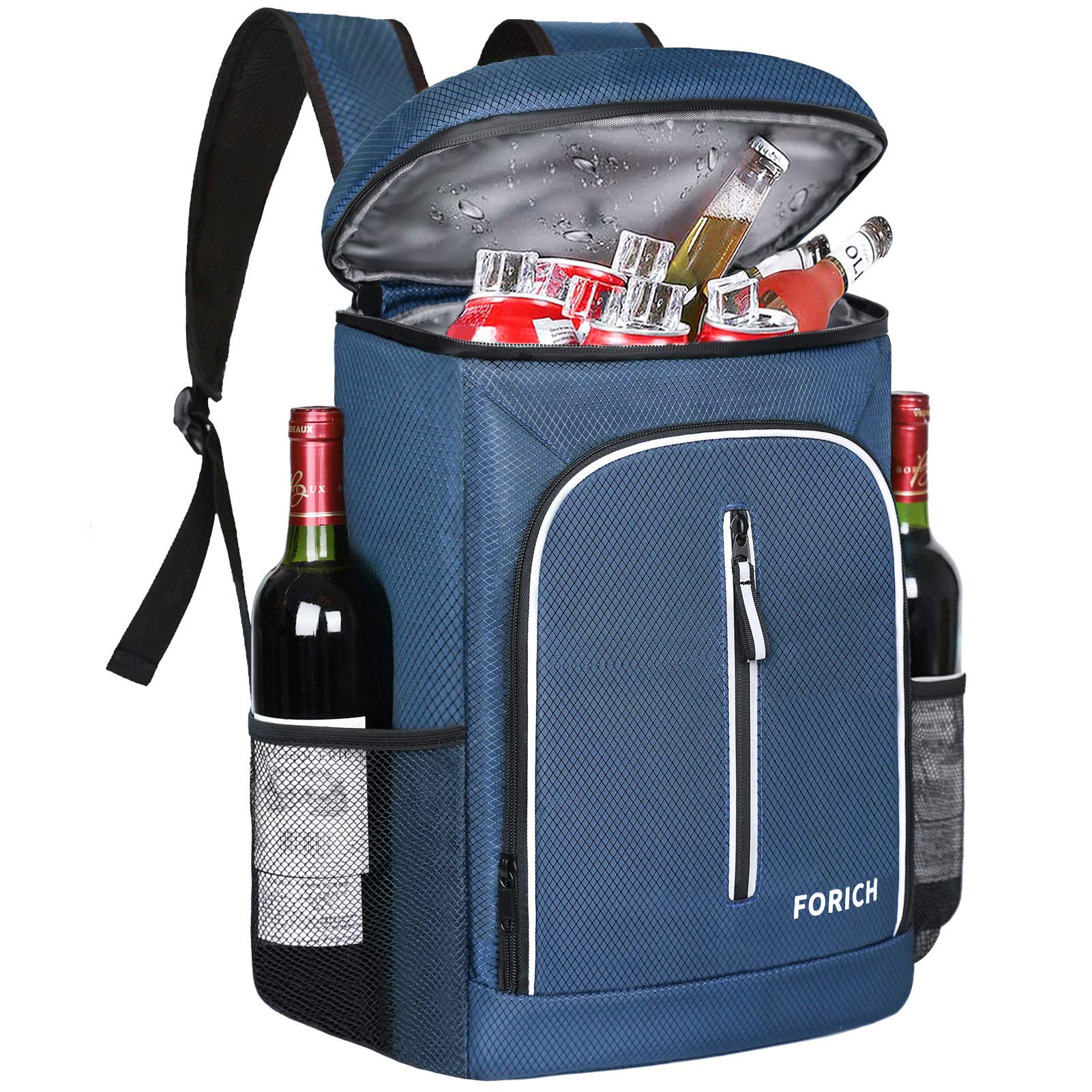 Mochila Refrigeradora Forich Isolada À Prova D'água 30l Azul