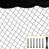 Rede Para Pássaros Bstpcoo Rede Para Galinhas 7,6 M X 7,6 M Nylon 1 Malha