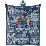 Cobertor De Futebol Bthrrw Plush Para Amantes Do Futebol 150 X 125 Cm