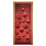 Decoração De Tampa De Porta Enfeite Festivo Qilmy 82cm X 205cm