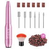 Furadeira De Unhas Elétrica Portátil Ovx 20000rpm Com Kit De Acrílico