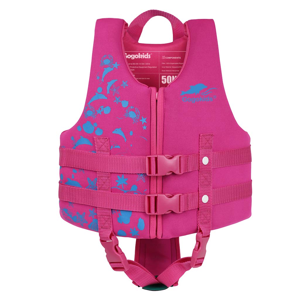 Colete De Natação Gogokids Kids Float Jacket, Roupa De Banho Para Meninos E Meninas