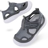 Sapatos Aquáticos Barerun Para Crianças E Meninos E Meninas, Sandália Esportiva, Cinza, Tamanho 7