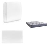 Colchão Casal Herval Espuma D45 Ult Black 138x188x25cm Com 2 Travesseiro De Espuma Ecosoft
