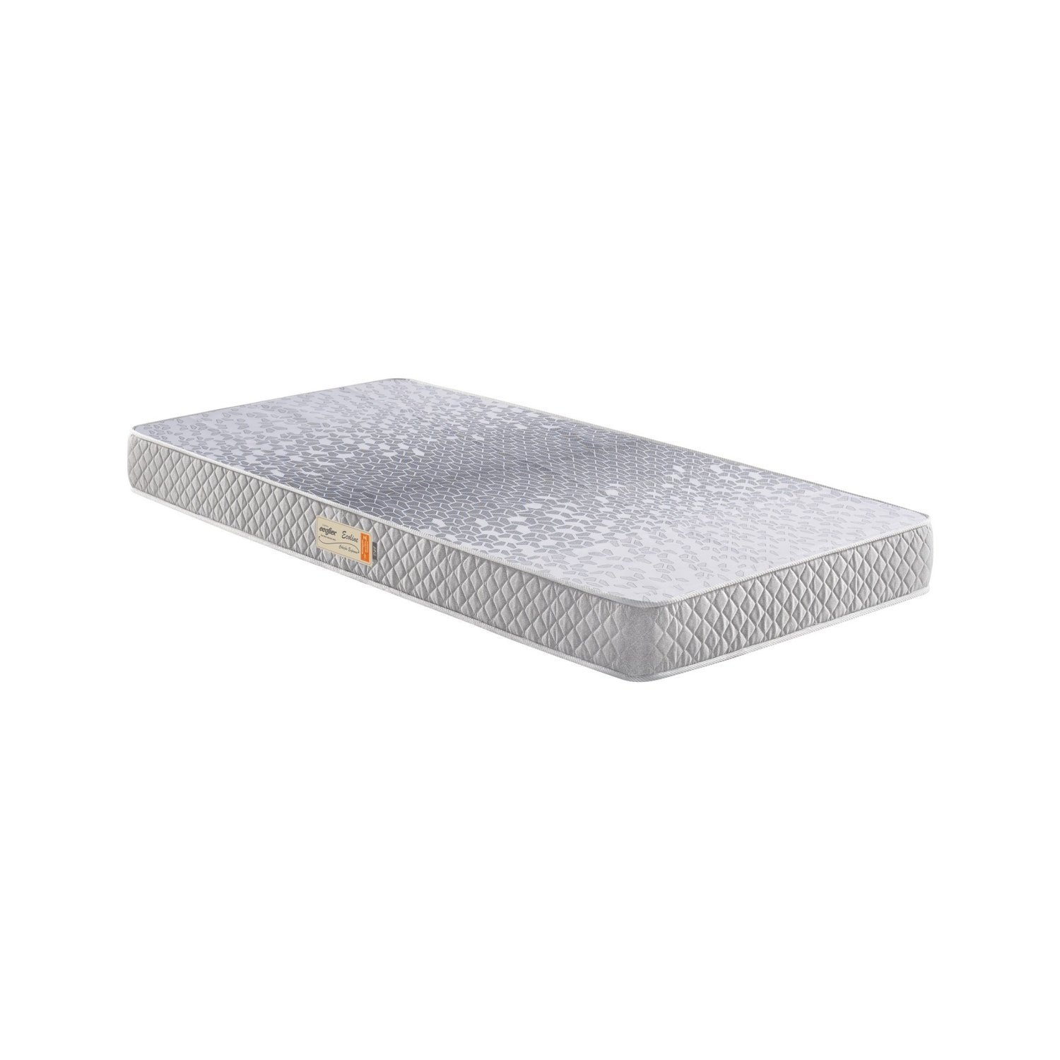 Colchão Solteiro Ecoflex D28 Ecoline 78x188x12cm Cinza