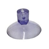 6 Ventosas De 30mm 3cm De Pvc Para Vidro E Superfícies Lisas