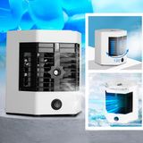 Ar Condicionado Portátil Usb Mini Com Ventilador Ajustável