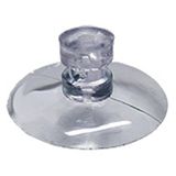 6 Ventosas De 25mm 2,5cm De Pvc Para Vidro E Superfície Lisa