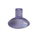 6 Ventosas 3 Cm Cabeça Longa De Pvc Vidro Superfície Lisa