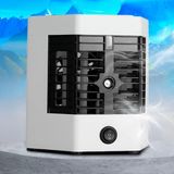 Ar Condicionado Portátil Usb Mini Com Luz Led Ajustável