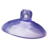 6 Ventosas 4 Cm Cabeça Redonda Pvc P/vidro Superfície Lisa