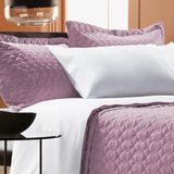 Kit Colcha / Cobre Leito Casal 180 Fios Premier Andreza Rosa