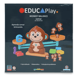 Balança Macaco Aprenda A Somar Educ Play - Polibrinq Pb523