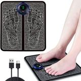 Massageador Tapete Para Pés Elétrico E Recarregável