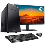 Computador Completo Tob Intel Core I5 10400f Com Rede Sem Fio Ssd 240gb 8gb Vga 1gb Windows 10 Pro Trial + Teclado E Mou