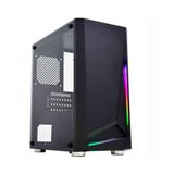 Gabinete Gamer K-mex Hawk Ii Rainbow - Cg-01kt
