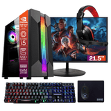 Computador Pc Gamer Completo Tob Core I5 Ssd 480gb 16gb Vga Gt730 4gb Windows 10 Pro Trial + Teclado/mouse + Mouse Pad +