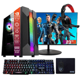 Computador Pc Gamer Completo Tob Core I5 Ssd 240gb 8gb Vga Gt730 4gb Windows 10 Pro Trial + Teclado/mouse + Mouse Pad +