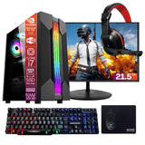 Computador Pc Gamer Completo Completo Tob Intel Core I7 Rede Sem Fio Ssd 480gb 16gb Vga Gt730 4gb Windows 10 Pro Trial,