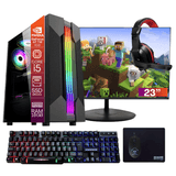 Computador Pc Gamer Completo Tob Core I5 Ssd 960gb 16gb Vga Gt730 4gb Windows 10 Pro Trial + Teclado/mouse + Mouse Pad +