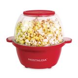 Popcorn Popper Nostalgia 2l Stirring Quick-heat Red